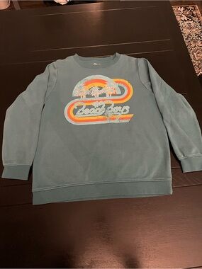 Source Unknown Teal The Beach Boys Graphic Crewneck Sweater